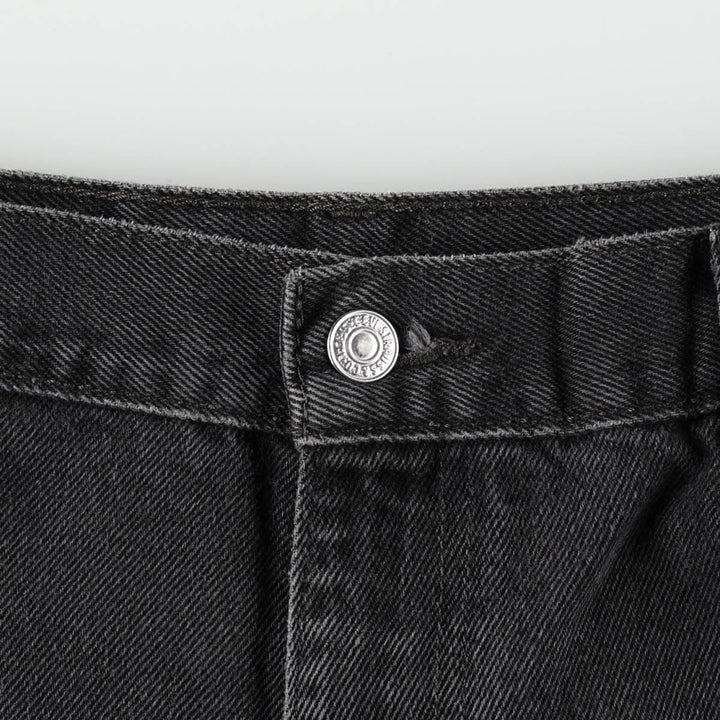 Levi's 517 Black Denim Bootcut Jeans, W36 L30 (Men's equivalent to W36) unclear black type Vintage Second Hand