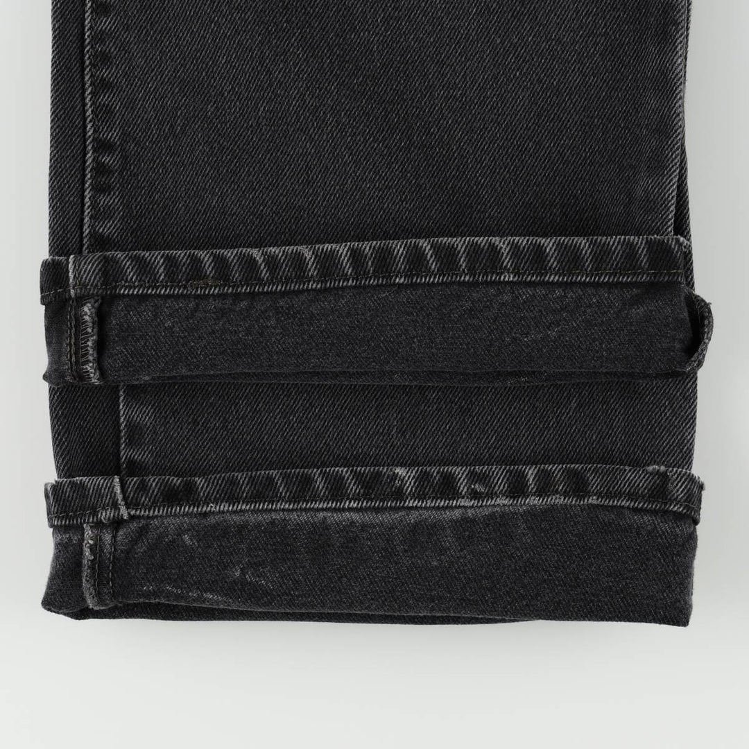 Levi's 517 Black Denim Bootcut Jeans, W36 L30 (Men's equivalent to W36) unclear black type Vintage Second Hand