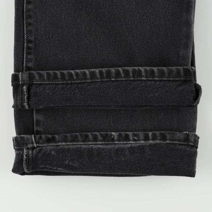 Levi's 517 Black Denim Bootcut Jeans, W36 L30 (Men's equivalent to W36) unclear black type Vintage Second Hand