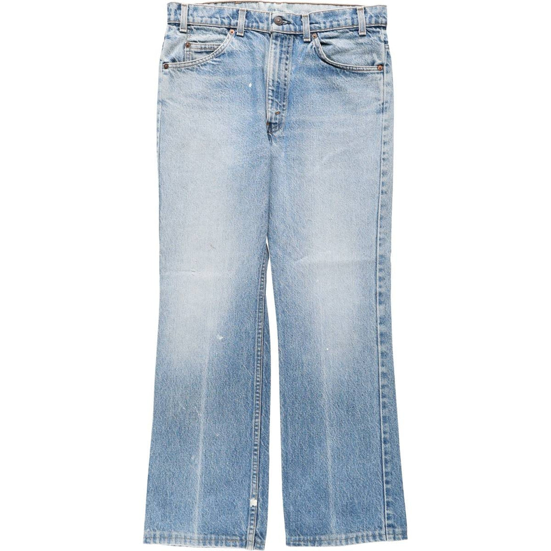 90s-00'S Levi's 40517-0215 Orange Tab Bootcut Denim Pants, Made in USA, Men's W33 (approx.), Vintage cotton blue type Vintage Second Hand