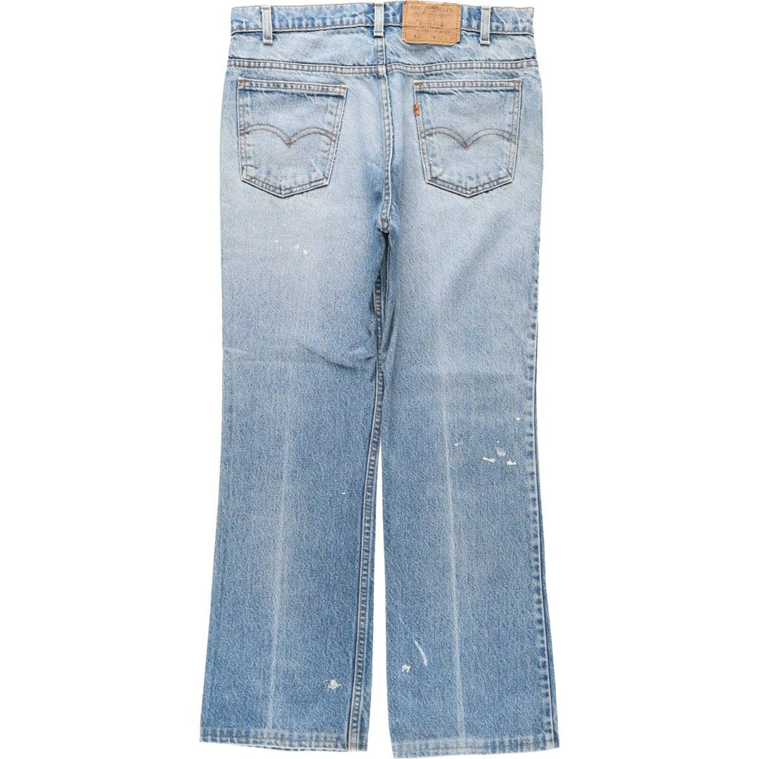 90s-00'S Levi's 40517-0215 Orange Tab Bootcut Denim Pants, Made in USA, Men's W33 (approx.), Vintage cotton blue type Vintage Second Hand