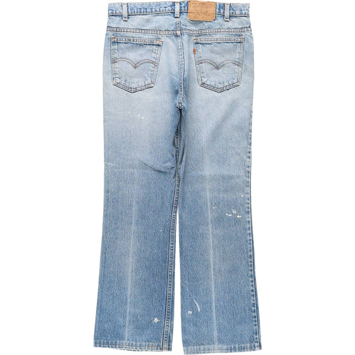 90s-00'S Levi's 40517-0215 Orange Tab Bootcut Denim Pants, Made in USA, Men's W33 (approx.), Vintage cotton blue type Vintage Second Hand