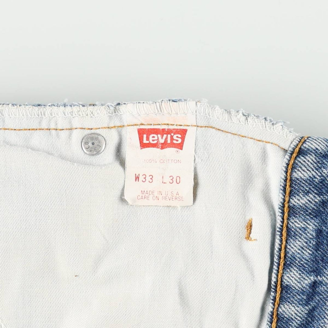 90s-00'S Levi's 40517-0215 Orange Tab Bootcut Denim Pants, Made in USA, Men's W33 (approx.), Vintage cotton blue type Vintage Second Hand