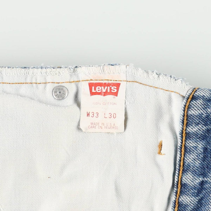 90s-00'S Levi's 40517-0215 Orange Tab Bootcut Denim Pants, Made in USA, Men's W33 (approx.), Vintage cotton blue type Vintage Second Hand