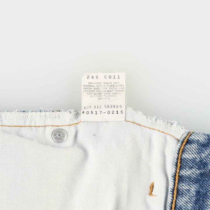 90s-00'S Levi's 40517-0215 Orange Tab Bootcut Denim Pants, Made in USA, Men's W33 (approx.), Vintage cotton blue type Vintage Second Hand