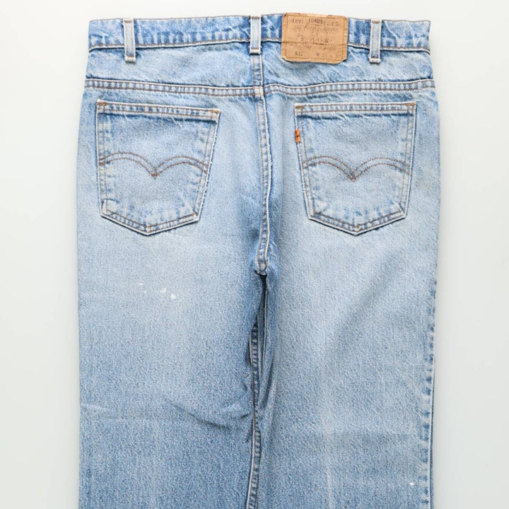 90s-00'S Levi's 40517-0215 Orange Tab Bootcut Denim Pants, Made in USA, Men's W33 (approx.), Vintage cotton blue type Vintage Second Hand
