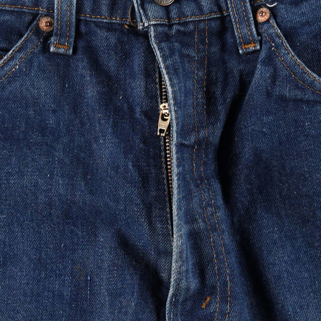 1980'S Levi's 20517-0217 Bootcut Denim Pants, Made in USA, Men's Size W33 (approx.), Vintage unclear blue type Vintage Second Hand