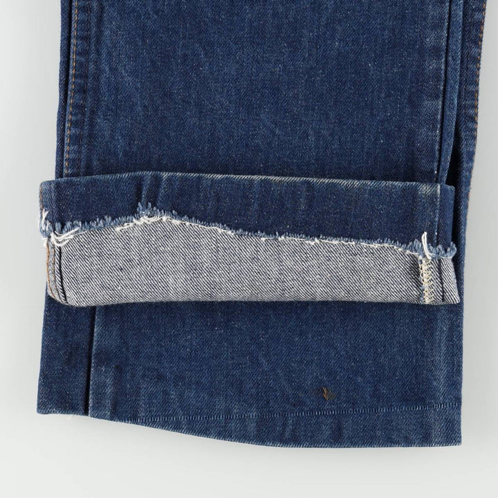 1980'S Levi's 20517-0217 Bootcut Denim Pants, Made in USA, Men's Size W33 (approx.), Vintage unclear blue type Vintage Second Hand
