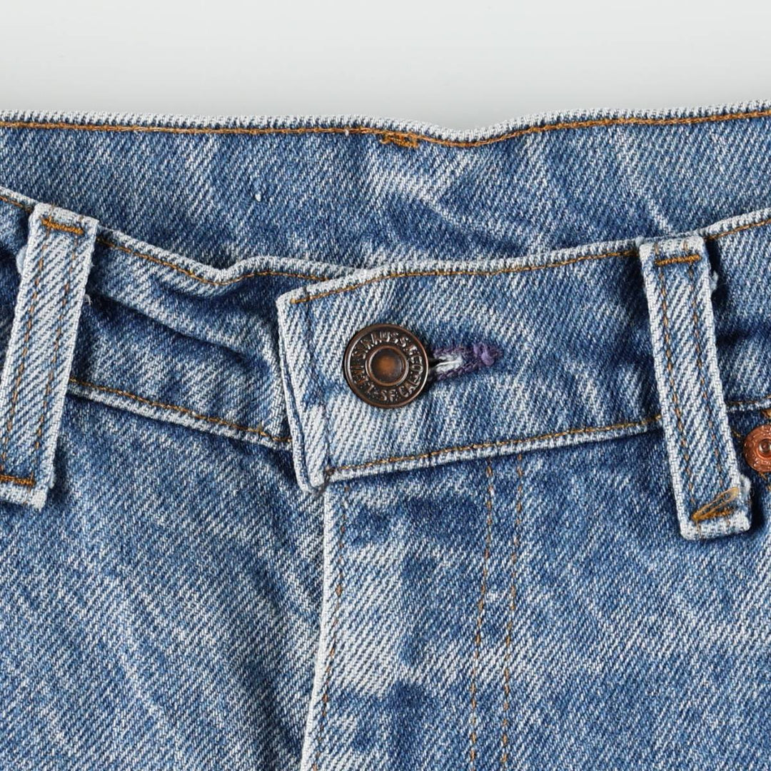 ~1980'S Levi's 517 Orange Tab Bootcut Denim Pants, Made in USA, Men's W36 (approx.), Vintage unclear blue type Vintage Second Hand