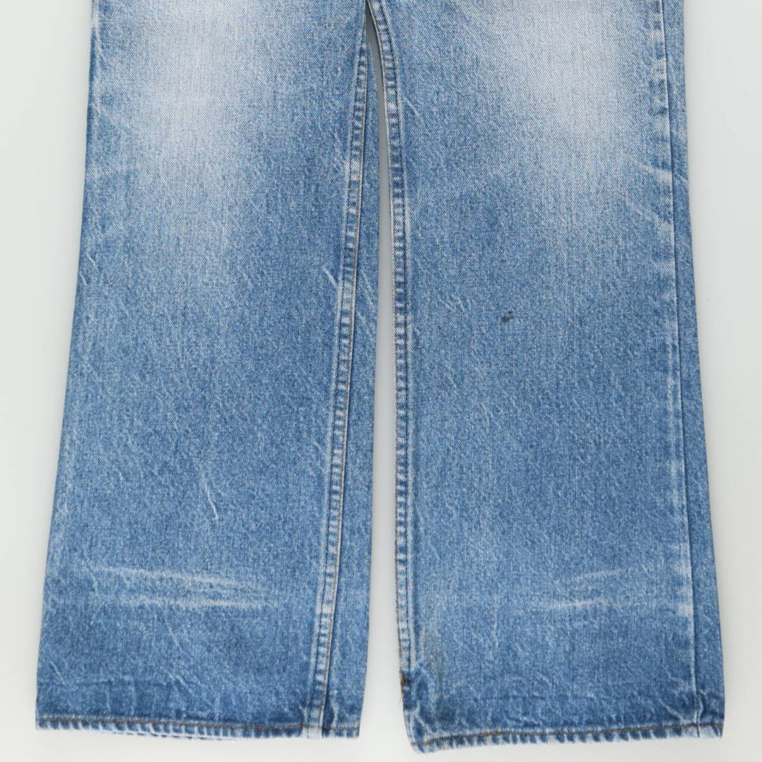 ~1980'S Levi's 517 Orange Tab Bootcut Denim Pants, Made in USA, Men's W36 (approx.), Vintage unclear blue type Vintage Second Hand