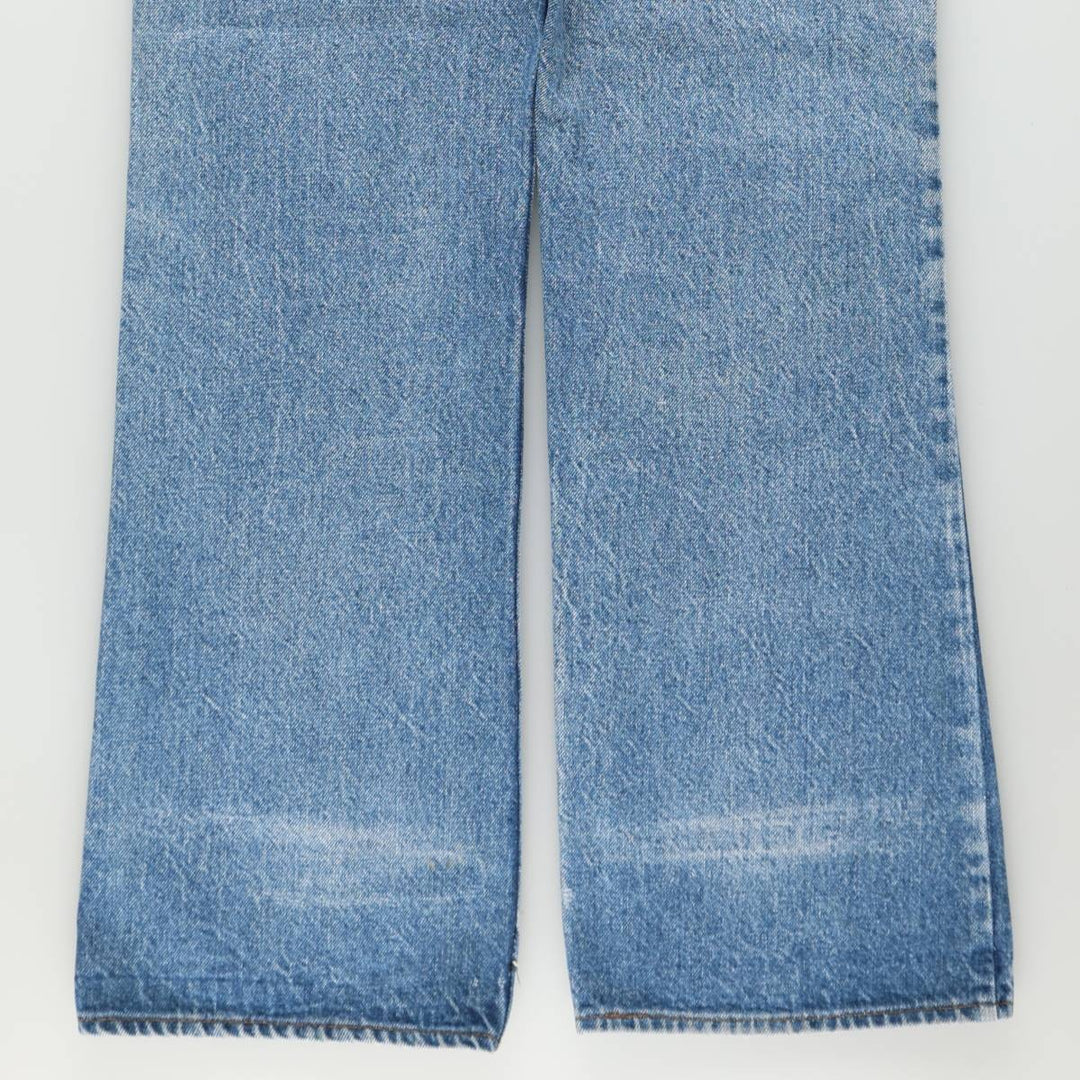 ~1980'S Levi's 517 Orange Tab Bootcut Denim Pants, Made in USA, Men's W36 (approx.), Vintage unclear blue type Vintage Second Hand