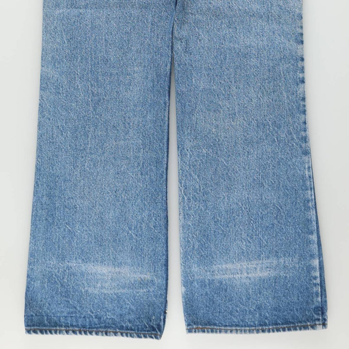 ~1980'S Levi's 517 Orange Tab Bootcut Denim Pants, Made in USA, Men's W36 (approx.), Vintage unclear blue type Vintage Second Hand