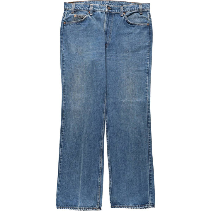 80s-90'S Levi's 20517-0217 Orange Tab Bootcut Denim Pants, Made in USA, Men's Size W37 (approx.), Vintage cotton blue type Vintage Second Hand