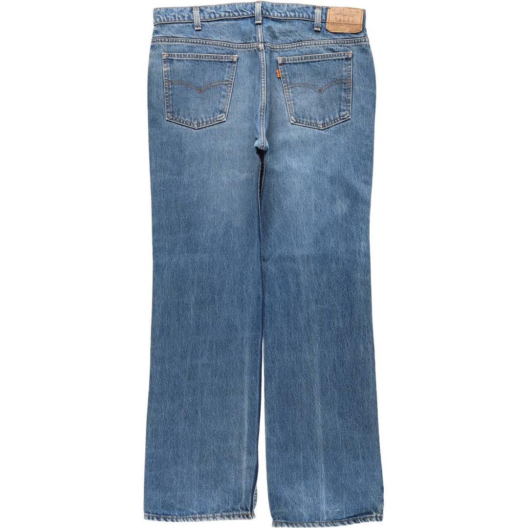 80s-90'S Levi's 20517-0217 Orange Tab Bootcut Denim Pants, Made in USA, Men's Size W37 (approx.), Vintage cotton blue type Vintage Second Hand