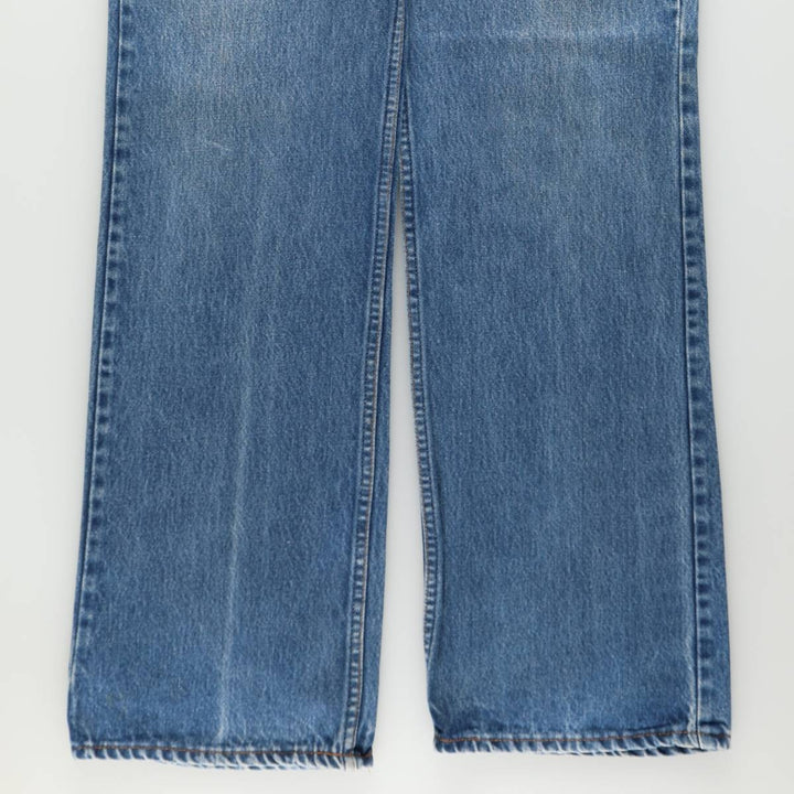 80s-90'S Levi's 20517-0217 Orange Tab Bootcut Denim Pants, Made in USA, Men's Size W37 (approx.), Vintage cotton blue type Vintage Second Hand