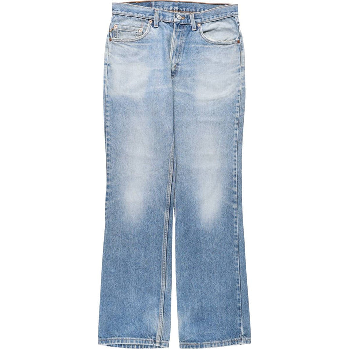 1990'S Levi's 517-0217 Bootcut Denim Pants, Made in USA, Men's Size W34 (approx.), Vintage unclear blue type Vintage Second Hand