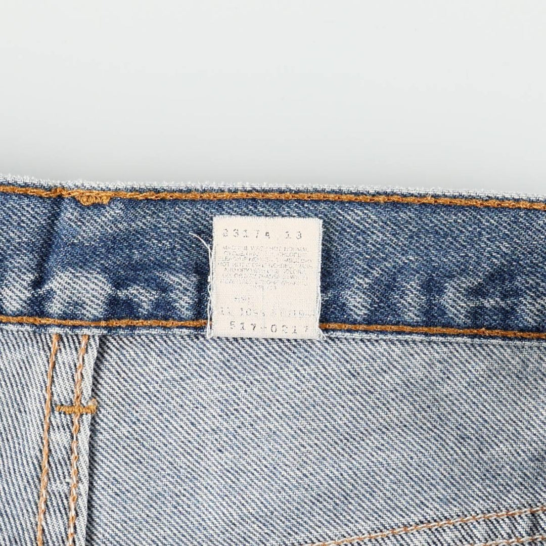 1990'S Levi's 517-0217 Bootcut Denim Pants, Made in USA, Men's Size W34 (approx.), Vintage unclear blue type Vintage Second Hand