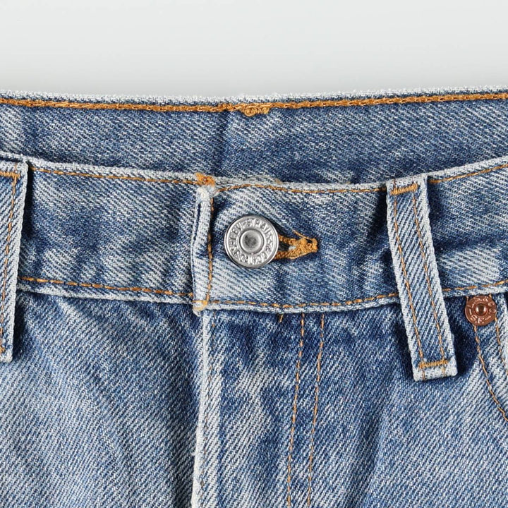 1990'S Levi's 517-0217 Bootcut Denim Pants, Made in USA, Men's Size W34 (approx.), Vintage unclear blue type Vintage Second Hand