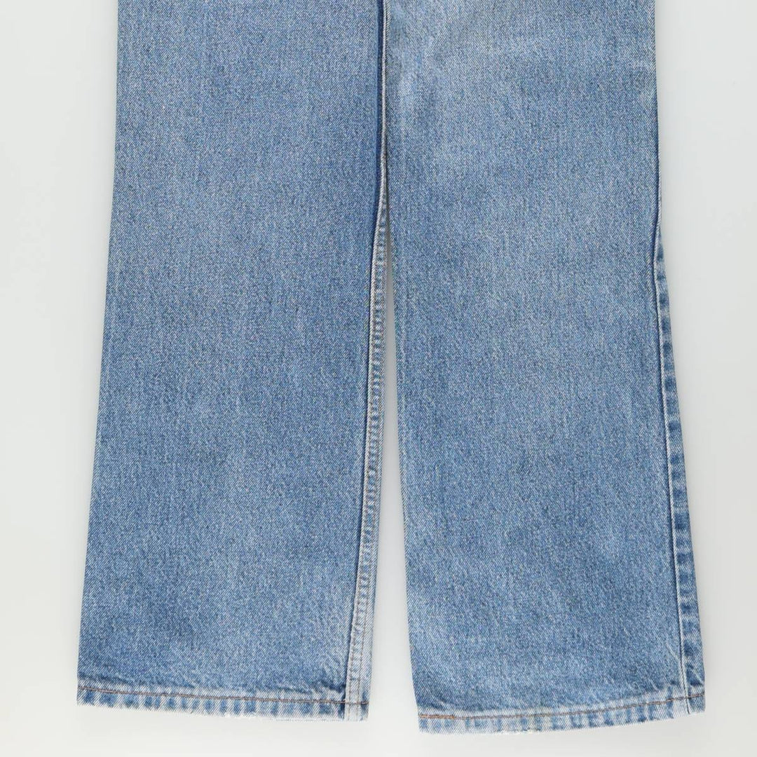 1990'S Levi's 517-0217 Bootcut Denim Pants, Made in USA, Men's Size W34 (approx.), Vintage unclear blue type Vintage Second Hand
