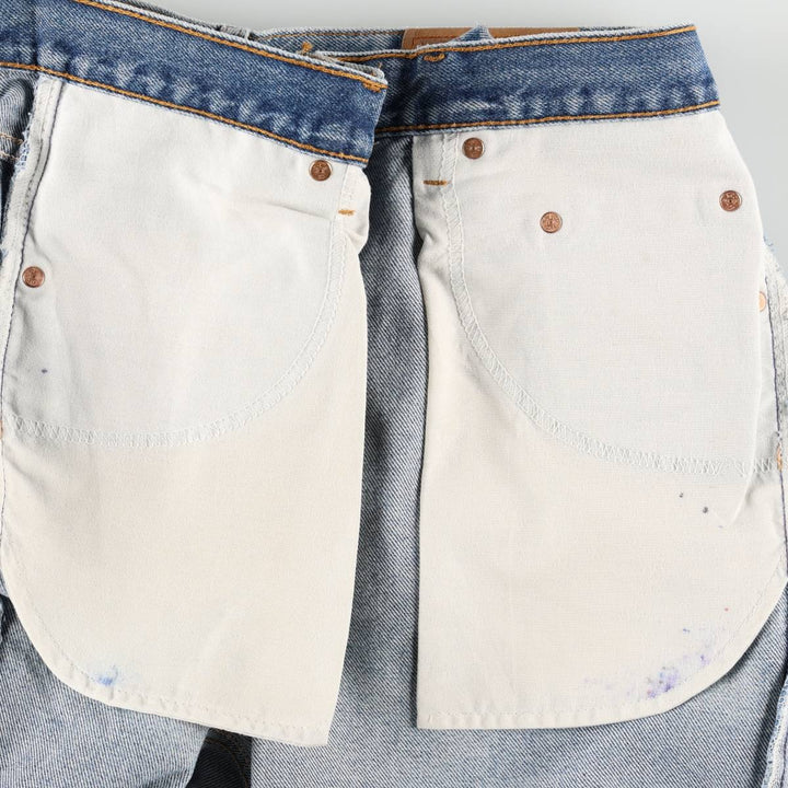 1990'S Levi's 517-0217 Bootcut Denim Pants, Made in USA, Men's Size W34 (approx.), Vintage unclear blue type Vintage Second Hand