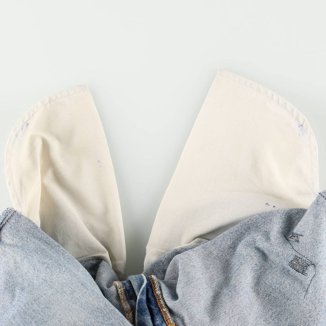 1990'S Levi's 517-0217 Bootcut Denim Pants, Made in USA, Men's Size W34 (approx.), Vintage unclear blue type Vintage Second Hand