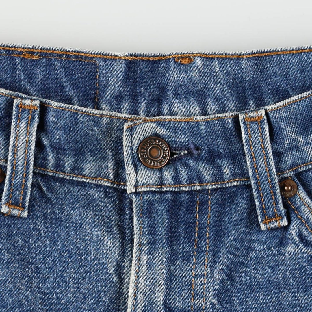 ~1980'S Levi's 20517-0217 Orange Tab Bootcut Denim Pants, Made in USA, Men's W36 (approx.), Vintage cotton blue type Vintage Second Hand