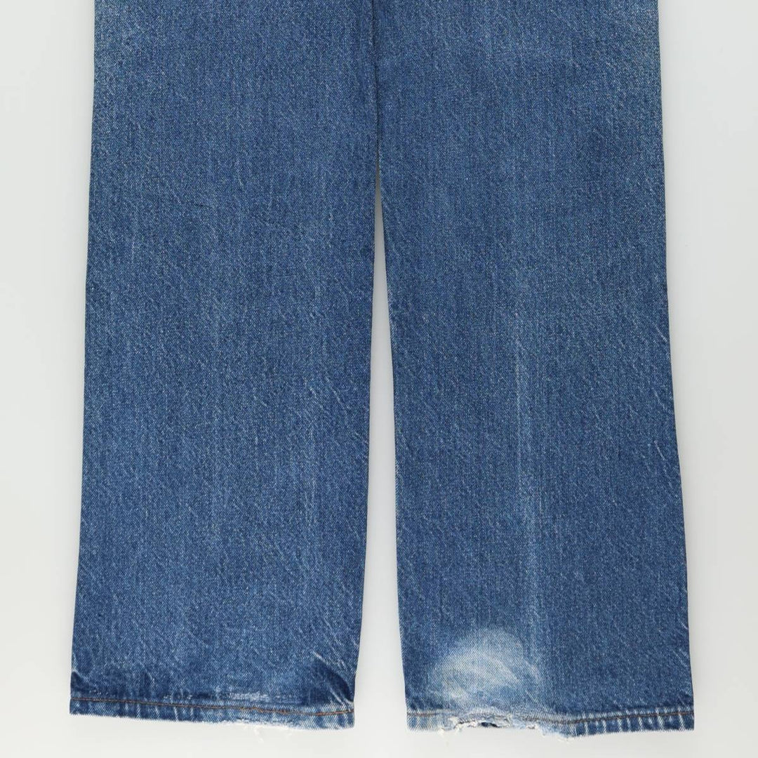 ~1980'S Levi's 20517-0217 Orange Tab Bootcut Denim Pants, Made in USA, Men's W36 (approx.), Vintage cotton blue type Vintage Second Hand