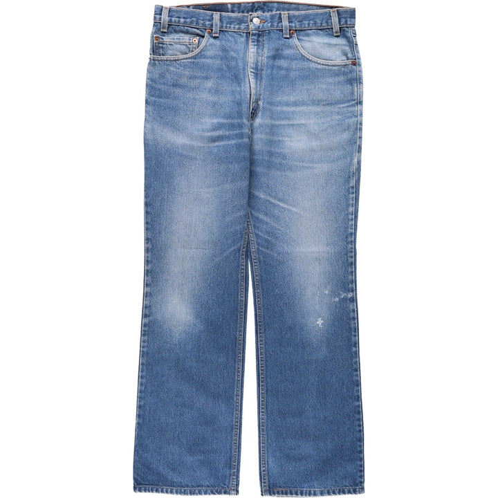 2000'S Levi's 20517 0217 Bootcut Denim Pants, Made in USA, Men's W35 (approx.) cotton blue type Vintage Second Hand