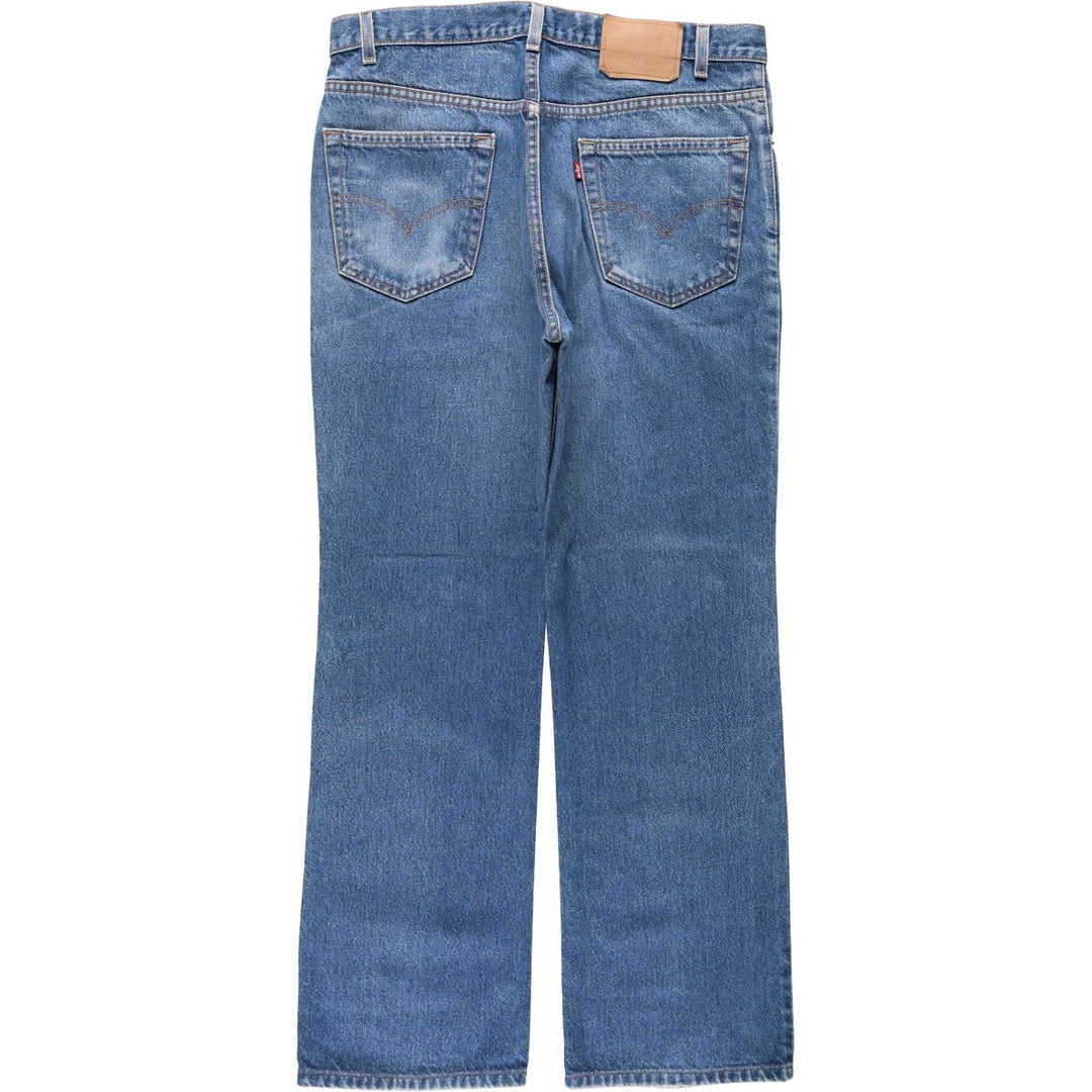 2000'S Levi's 20517 0217 Bootcut Denim Pants, Made in USA, Men's W35 (approx.) cotton blue type Vintage Second Hand