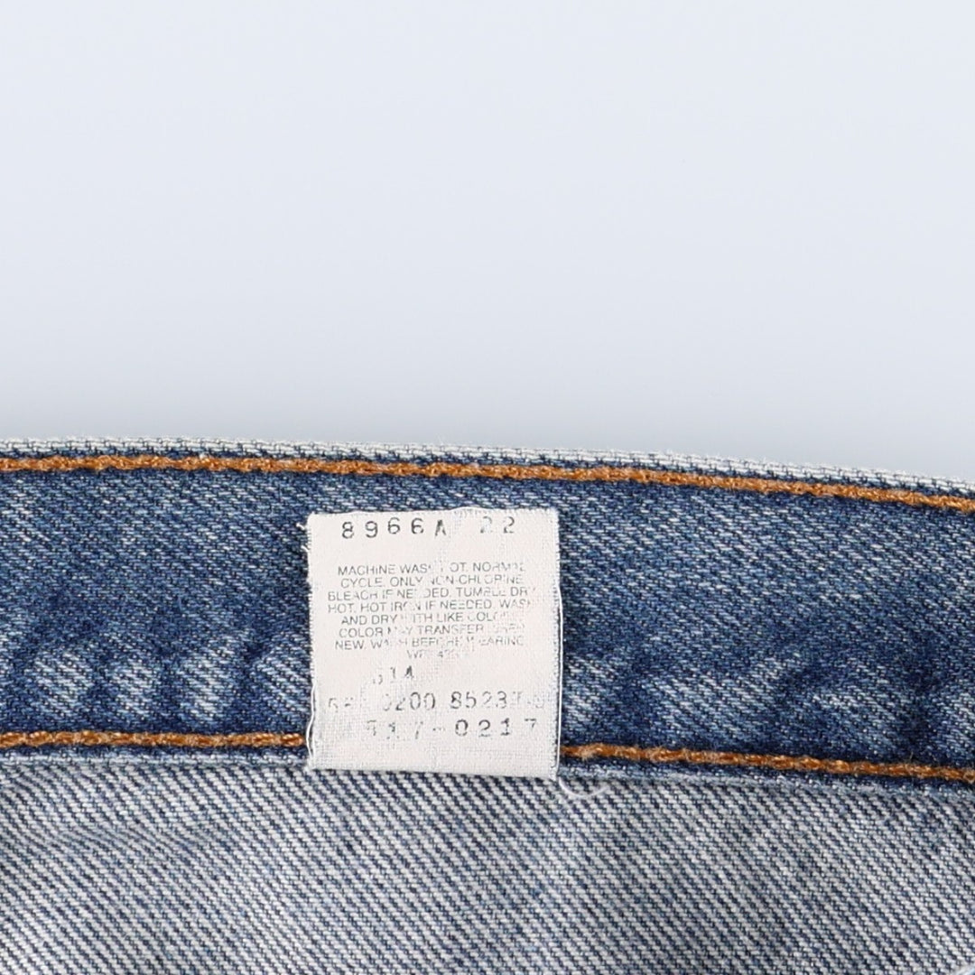 2000'S Levi's 20517 0217 Bootcut Denim Pants, Made in USA, Men's W35 (approx.) cotton blue type Vintage Second Hand