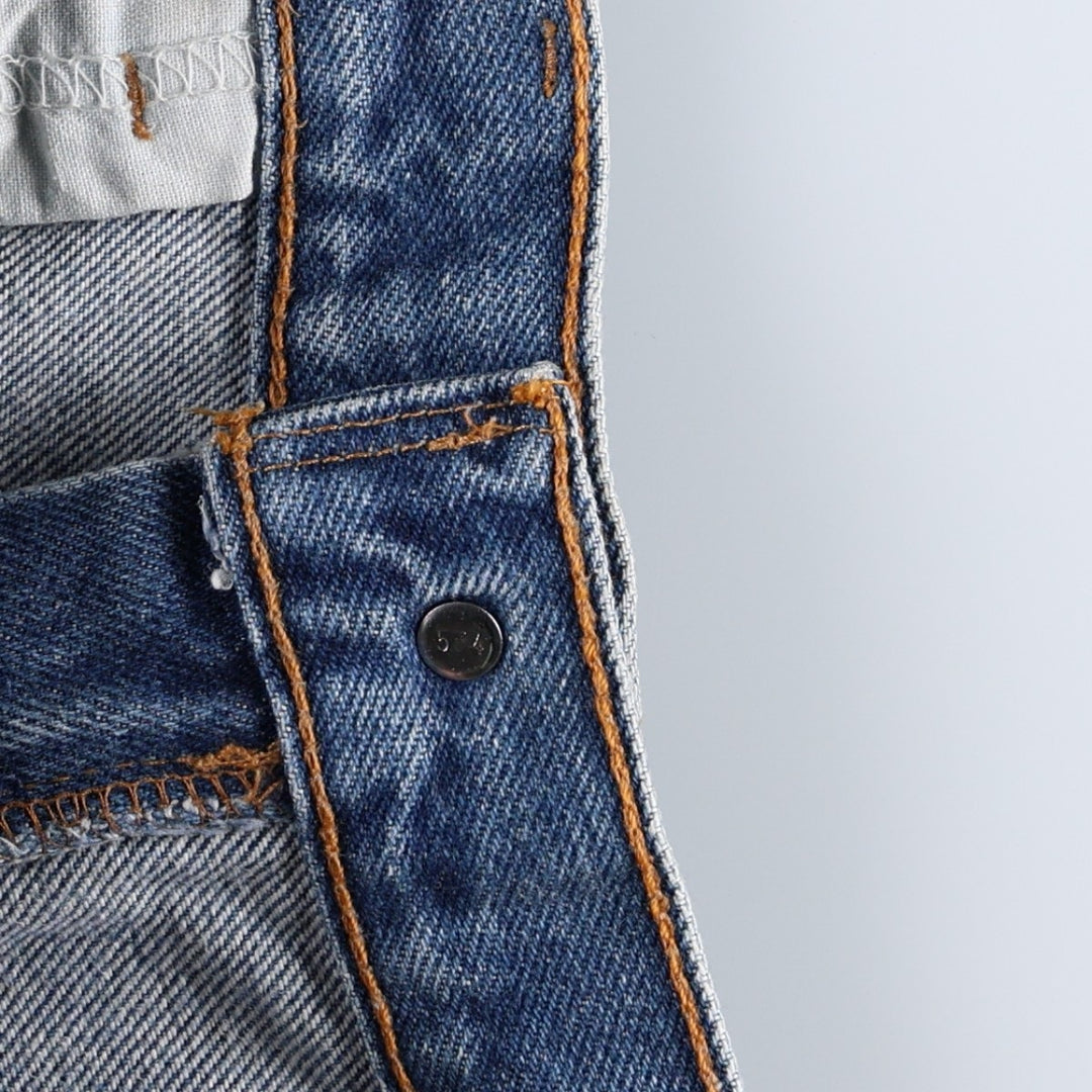 2000'S Levi's 20517 0217 Bootcut Denim Pants, Made in USA, Men's W35 (approx.) cotton blue type Vintage Second Hand