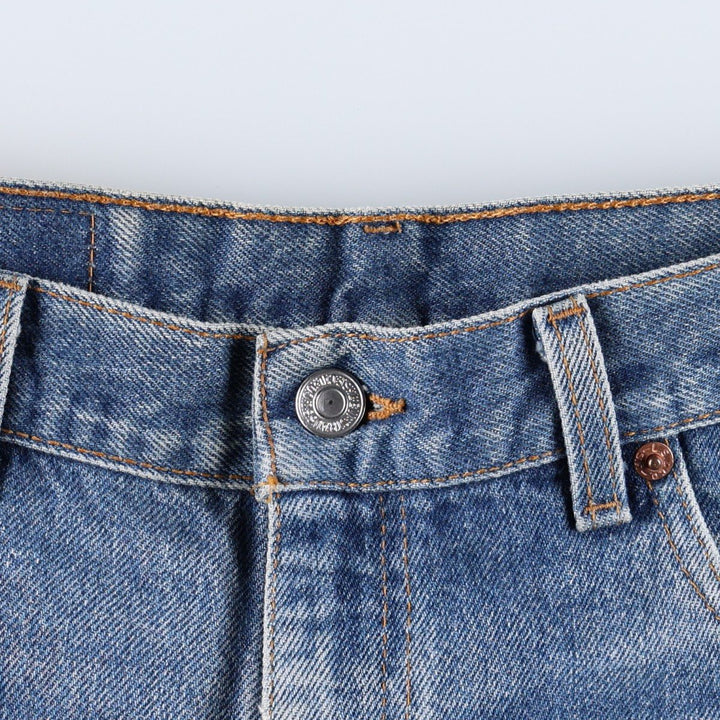 2000'S Levi's 20517 0217 Bootcut Denim Pants, Made in USA, Men's W35 (approx.) cotton blue type Vintage Second Hand