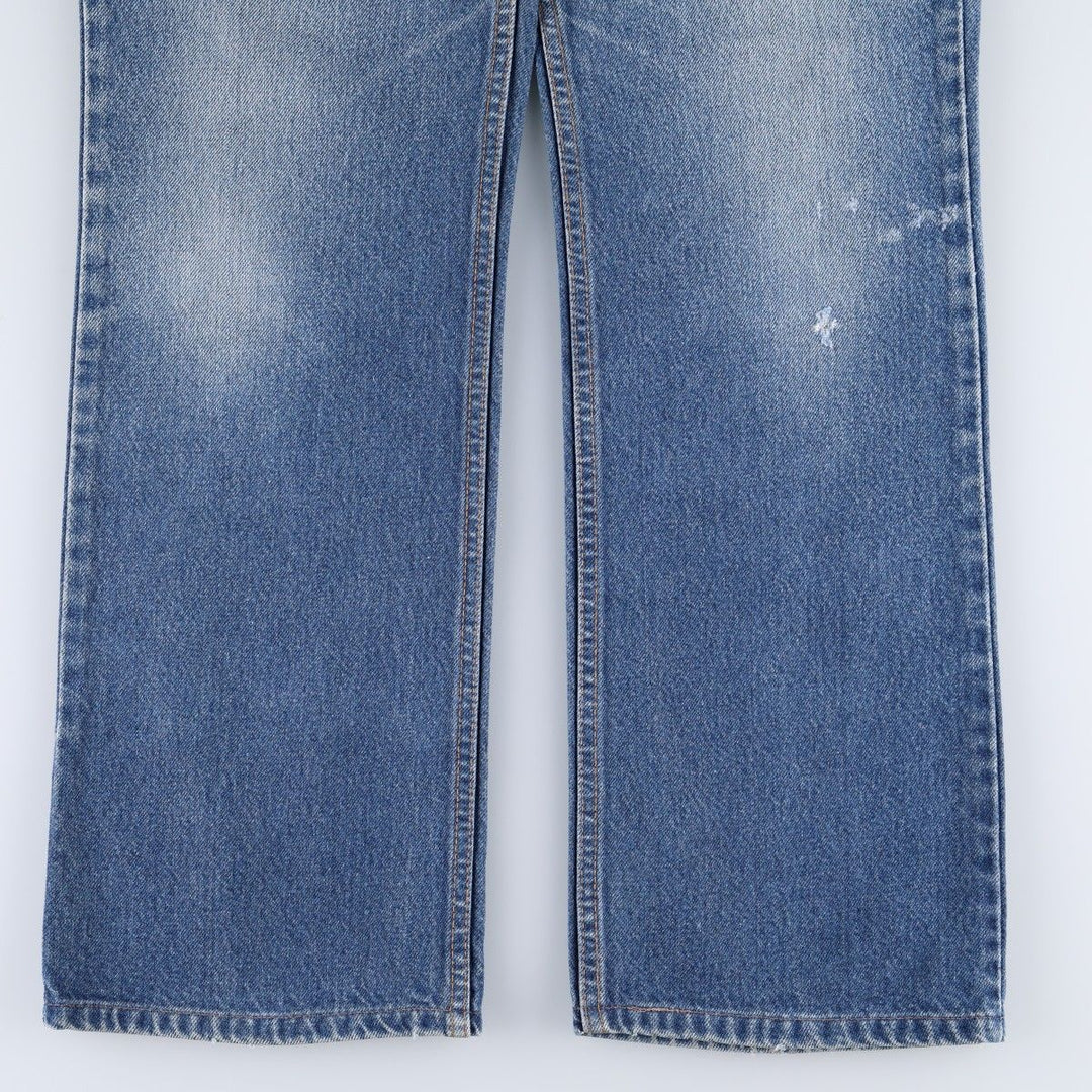 2000'S Levi's 20517 0217 Bootcut Denim Pants, Made in USA, Men's W35 (approx.) cotton blue type Vintage Second Hand