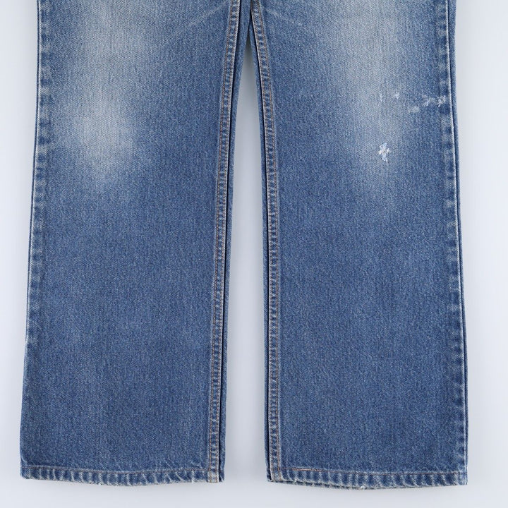2000'S Levi's 20517 0217 Bootcut Denim Pants, Made in USA, Men's W35 (approx.) cotton blue type Vintage Second Hand