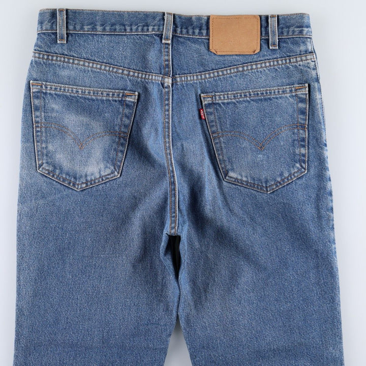 2000'S Levi's 20517 0217 Bootcut Denim Pants, Made in USA, Men's W35 (approx.) cotton blue type Vintage Second Hand
