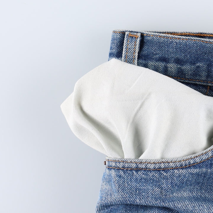 2000'S Levi's 20517 0217 Bootcut Denim Pants, Made in USA, Men's W35 (approx.) cotton blue type Vintage Second Hand