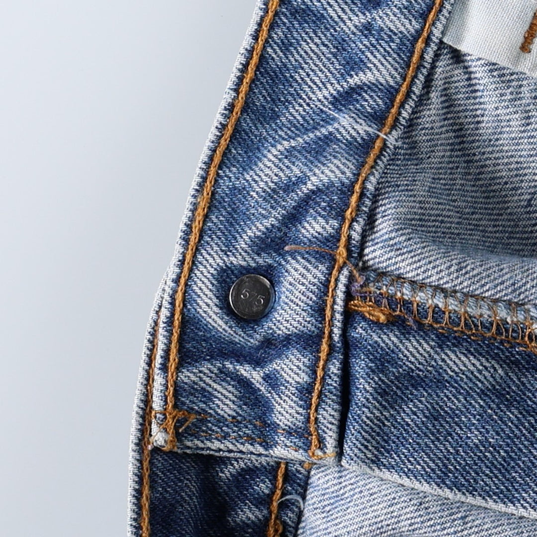 1990'S Levi's 40517-0215 Bootcut Denim Pants, Made in USA, Men's W35 (approx.), Vintage cotton blue type Vintage Second Hand