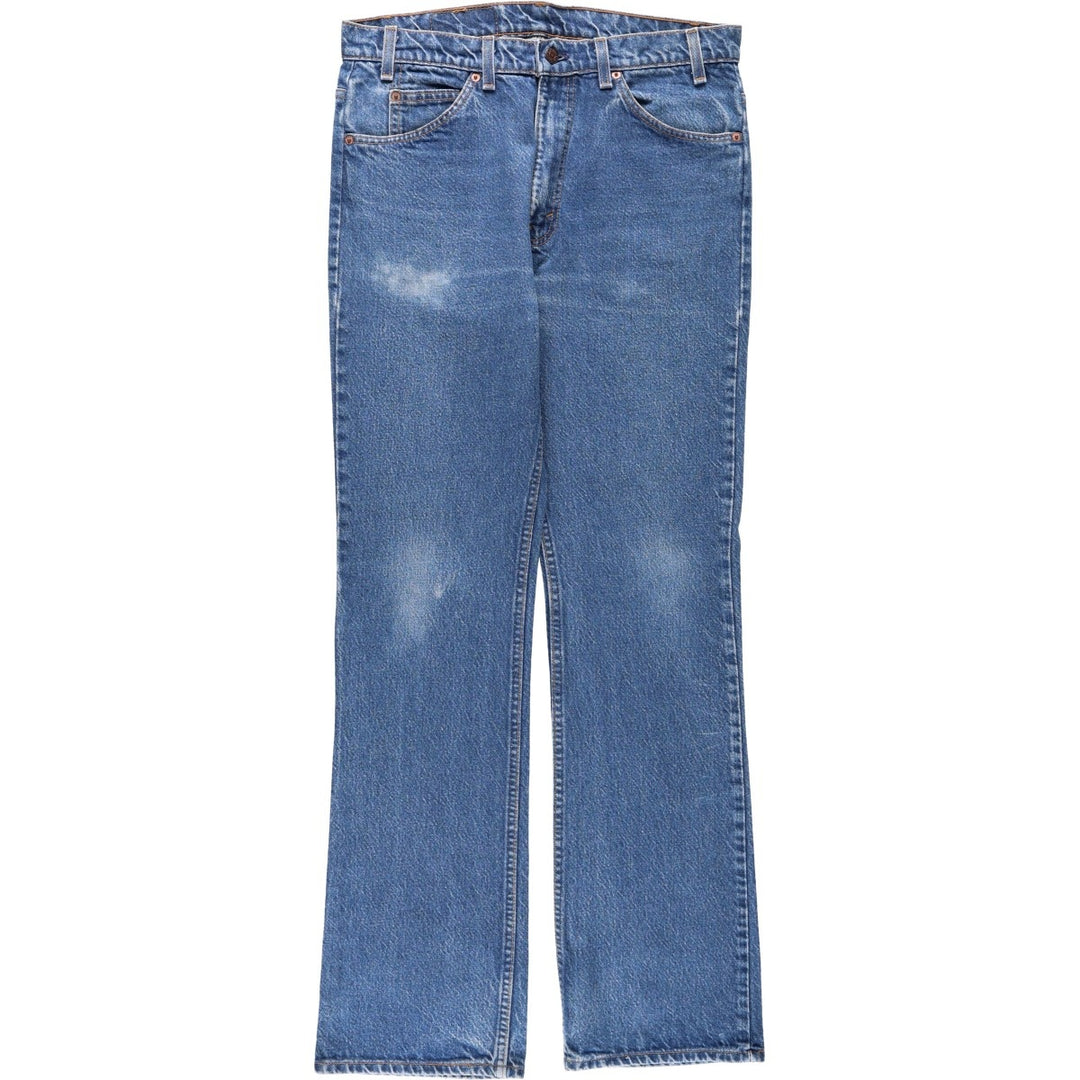 90'S Levi's 20517-0217 Orange Tab Bootcut Denim Pants Made in USA Men's W34 Vintage unclear blue type Vintage Second Hand