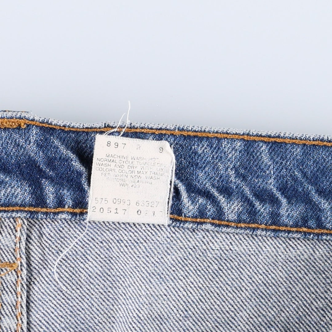 90'S Levi's 20517-0217 Orange Tab Bootcut Denim Pants Made in USA Men's W34 Vintage unclear blue type Vintage Second Hand