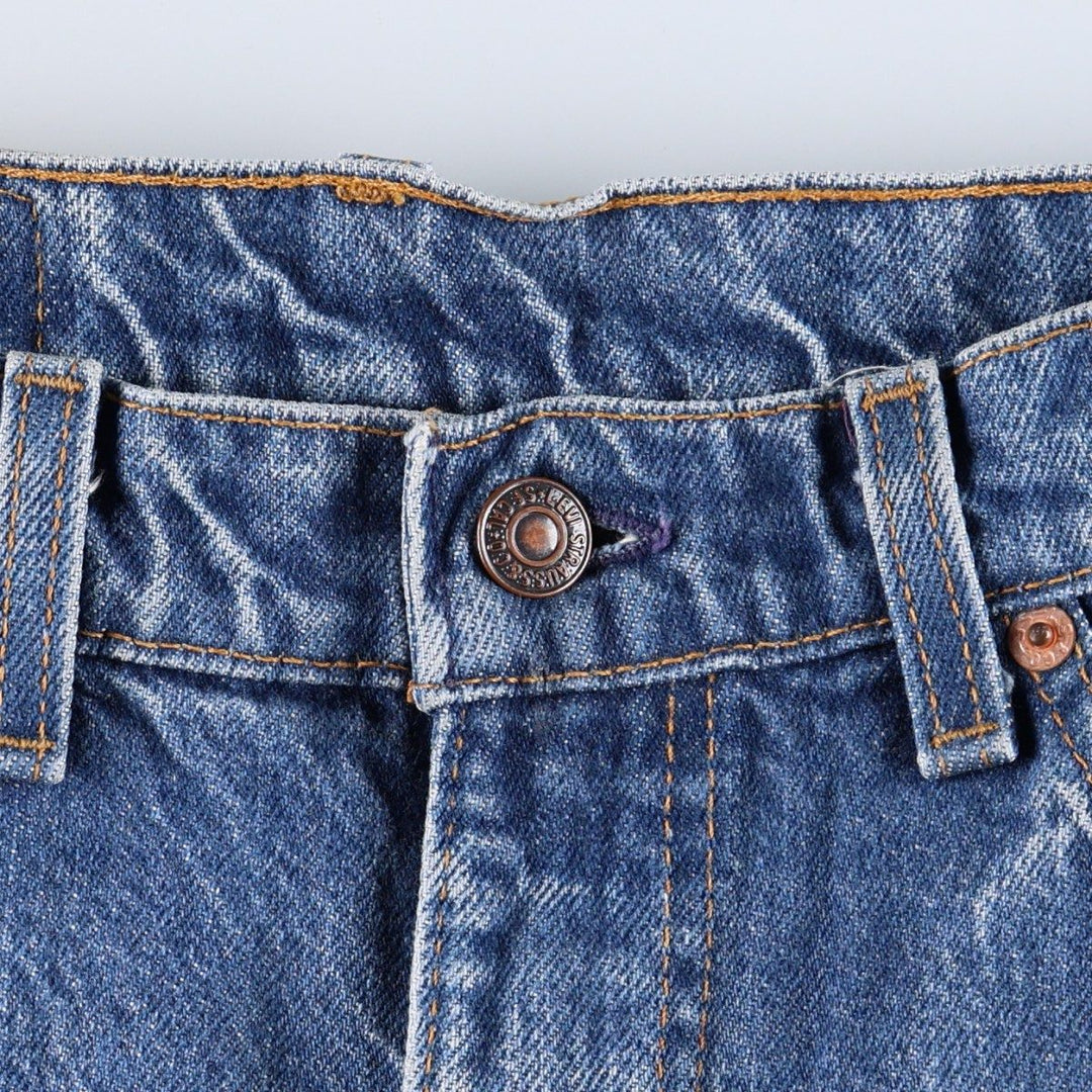 90'S Levi's 20517-0217 Orange Tab Bootcut Denim Pants Made in USA Men's W34 Vintage unclear blue type Vintage Second Hand