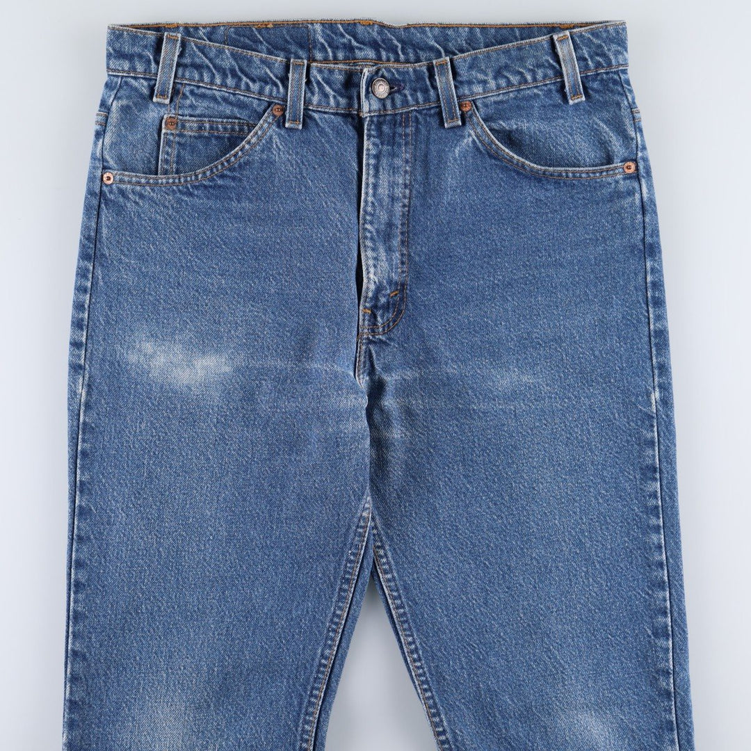 90'S Levi's 20517-0217 Orange Tab Bootcut Denim Pants Made in USA Men's W34 Vintage unclear blue type Vintage Second Hand