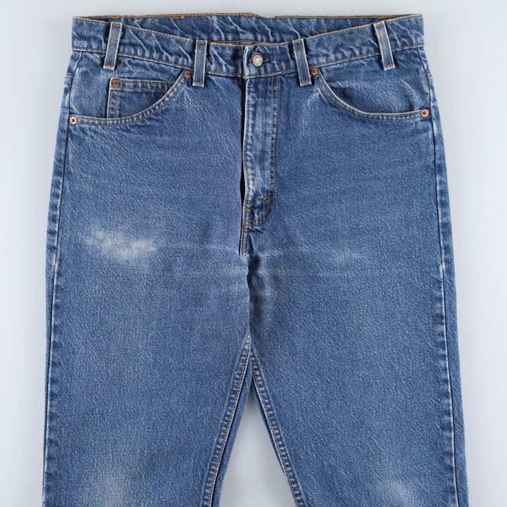90'S Levi's 20517-0217 Orange Tab Bootcut Denim Pants Made in USA Men's W34 Vintage unclear blue type Vintage Second Hand