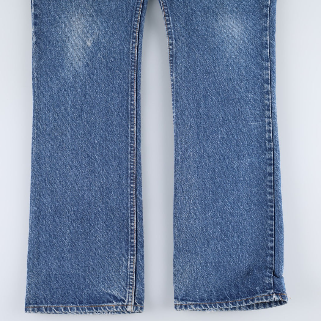 90'S Levi's 20517-0217 Orange Tab Bootcut Denim Pants Made in USA Men's W34 Vintage unclear blue type Vintage Second Hand