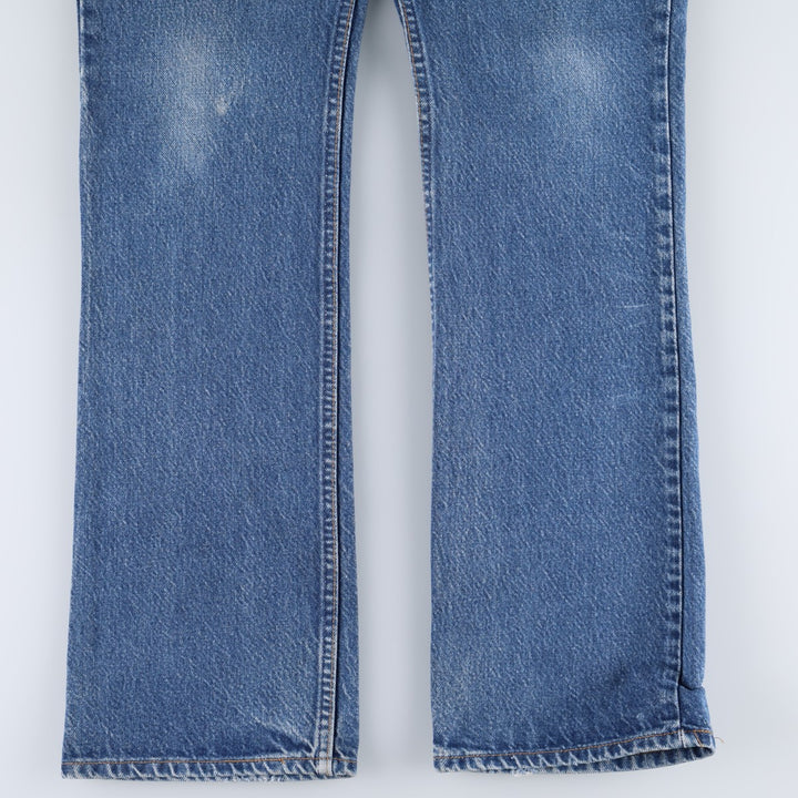 90'S Levi's 20517-0217 Orange Tab Bootcut Denim Pants Made in USA Men's W34 Vintage unclear blue type Vintage Second Hand