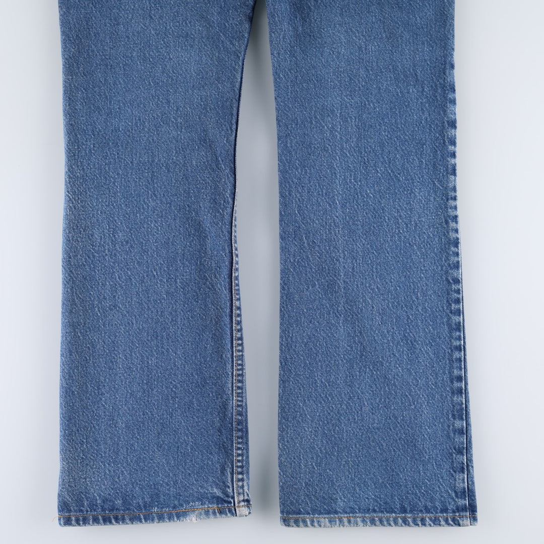 90'S Levi's 20517-0217 Orange Tab Bootcut Denim Pants Made in USA Men's W34 Vintage unclear blue type Vintage Second Hand
