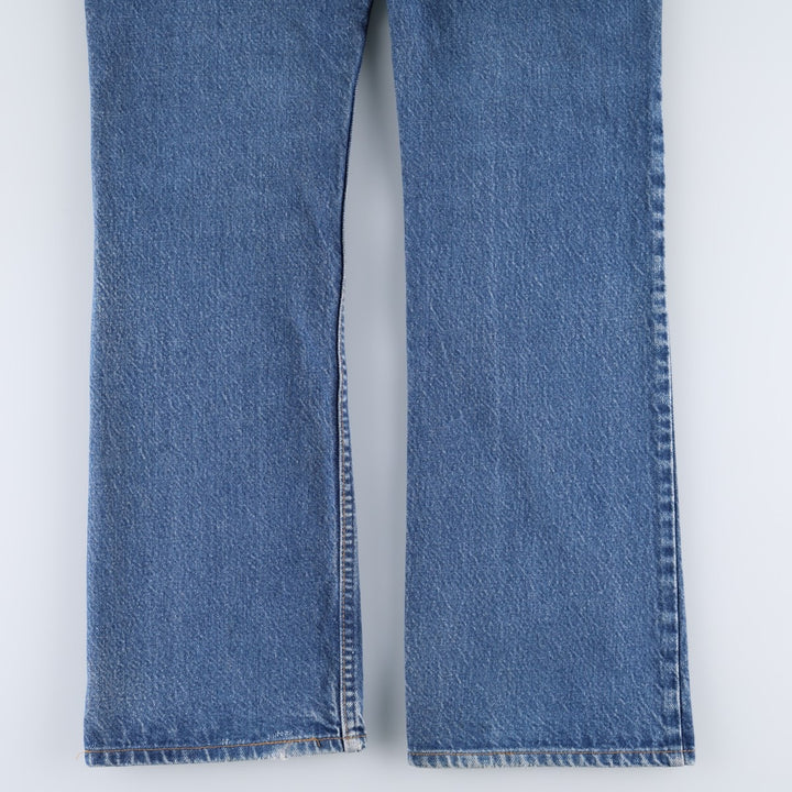 90'S Levi's 20517-0217 Orange Tab Bootcut Denim Pants Made in USA Men's W34 Vintage unclear blue type Vintage Second Hand
