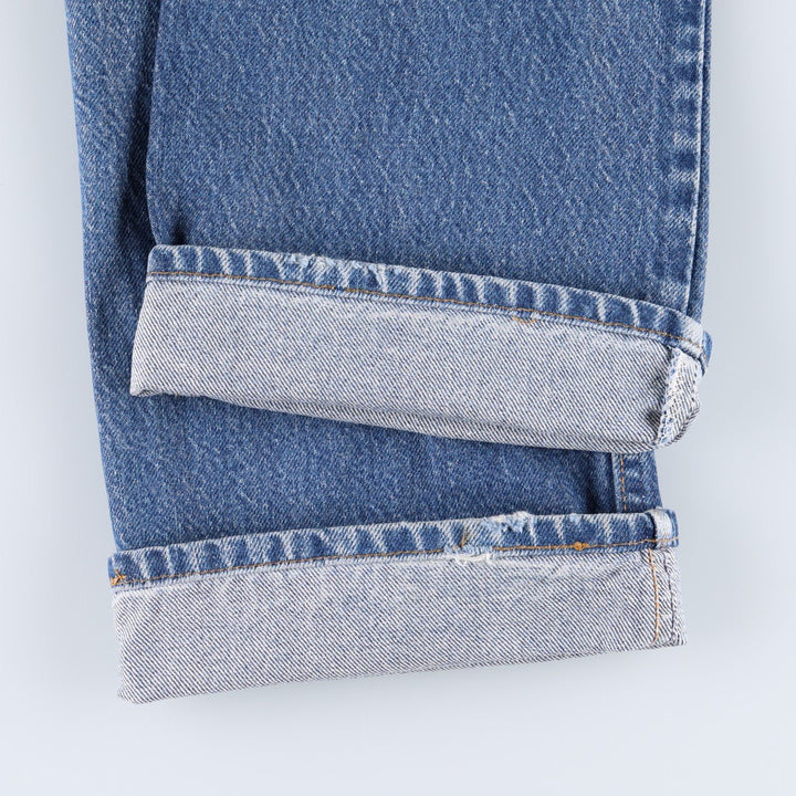 90'S Levi's 20517-0217 Orange Tab Bootcut Denim Pants Made in USA Men's W34 Vintage unclear blue type Vintage Second Hand