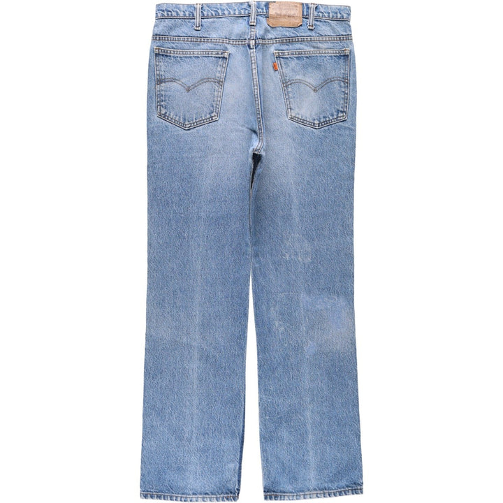 90'S Levi's 20517-0217 Orange Tab Bootcut Denim Pants Made in USA Men's W35 Vintage cotton blue type Vintage Second Hand