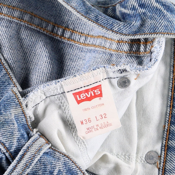 90'S Levi's 20517-0217 Orange Tab Bootcut Denim Pants Made in USA Men's W35 Vintage cotton blue type Vintage Second Hand