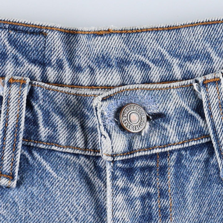 90'S Levi's 20517-0217 Orange Tab Bootcut Denim Pants Made in USA Men's W35 Vintage cotton blue type Vintage Second Hand